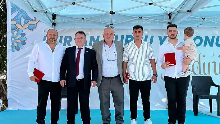 Kur'an kursunu bitiren öğrencilere büyük sürpriz