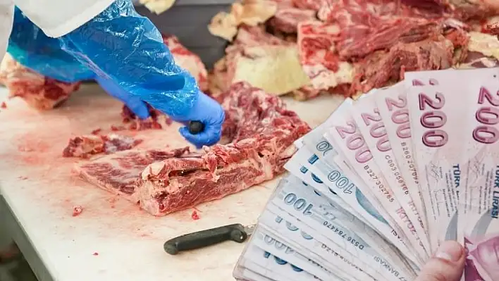 Kurban bayramı da zammı durduramadı: Kayseri'de et fiyatları fırladı! İşte güncel rakamlar