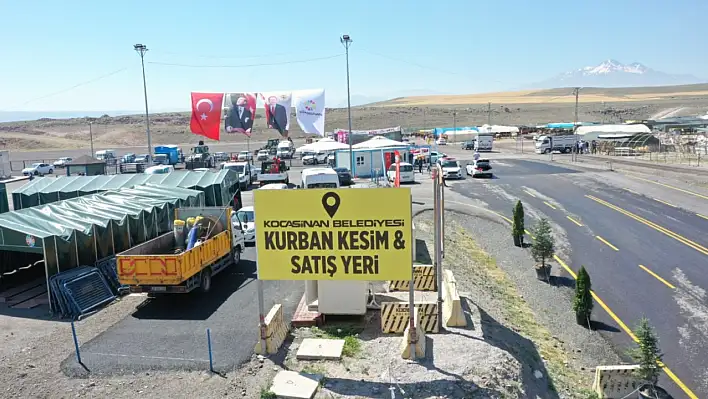 Kurban kesimlerinde hijyen ve düzen Kocasinan'da öncelik oldu