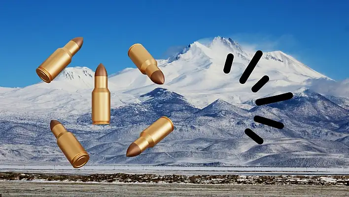 Kurşunlar havada uçuştu! Erciyes'in eteklerinde rekora koşuldu