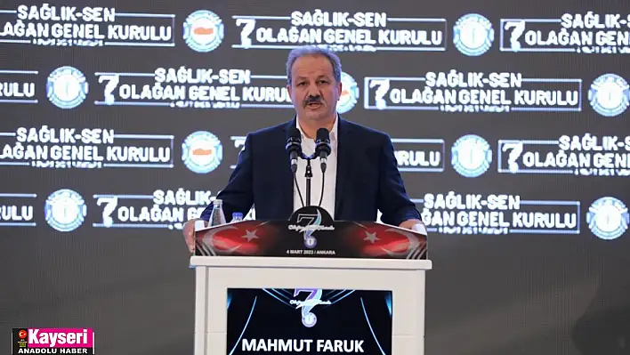 Mahmut Faruk Doğan Sağlık-Sen'in genel başkanı oldu