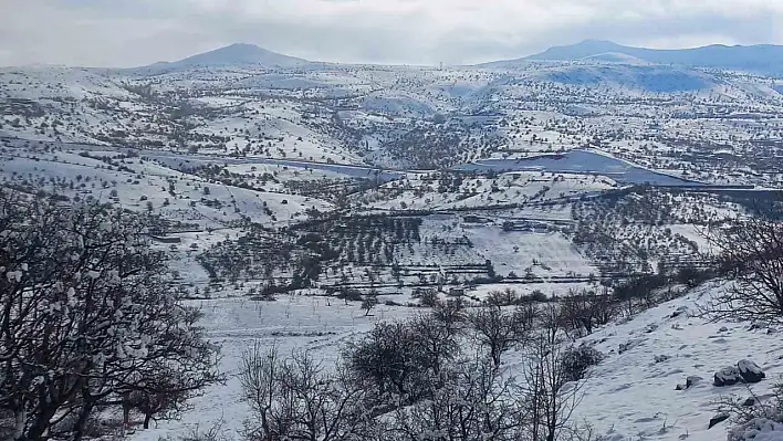 Malatya'da kar yağışı etkili oldu!