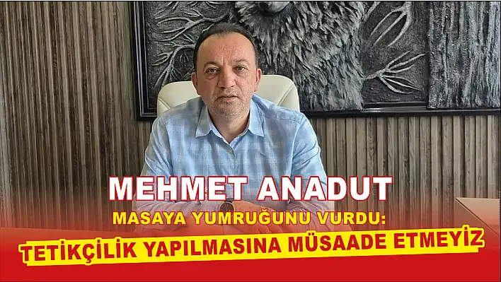 Mehmet Anadut Kayserispor için masaya yumruğunu vurdu: Tetikçilik yapılmasına müsaade etmeyiz