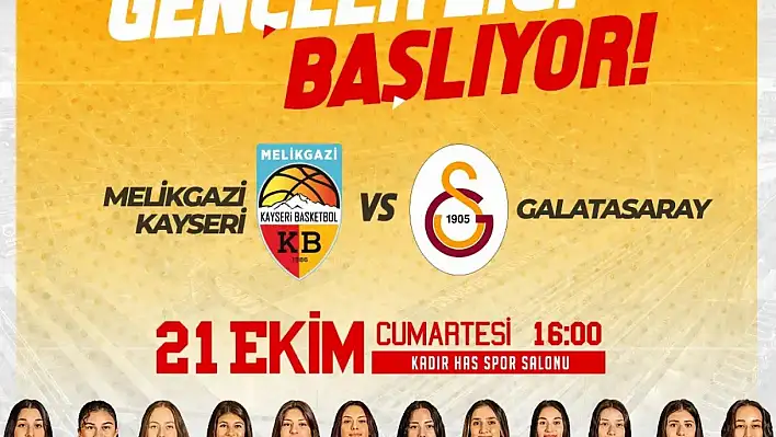 Melikgazi Basketbol'a ilk rakip Galatasaray!