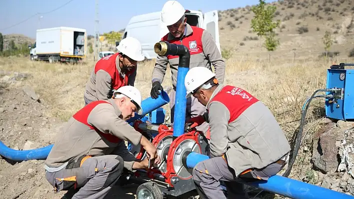 Melikgazi'de çiftçinin sulama sıkıntısı bitiyor