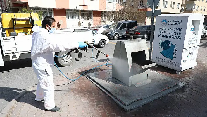 Melikgazi'de ilaçlama çalışmaları başladı