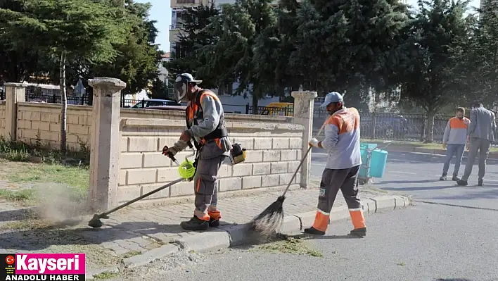 Melikgazi'de kış öncesi temizlik yoğunluğu