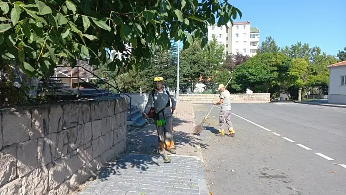 Melikgazi'de tüm ekipler sahada...