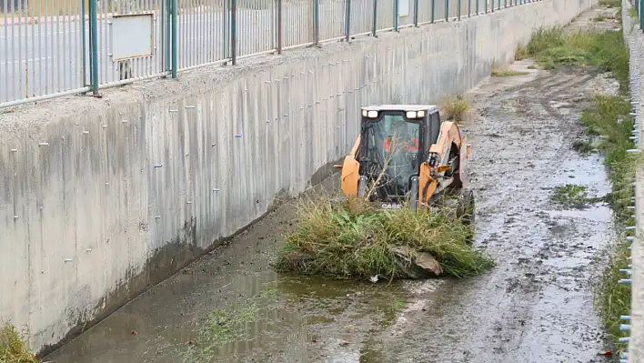 Melikgazi'de taşkın riskine karşı önlem