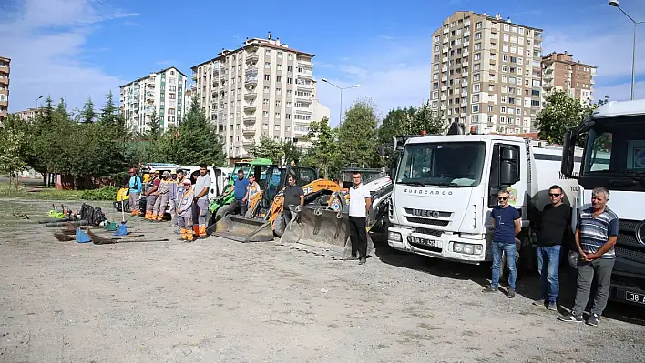 Melikgazi'de tüm mahalleler dezenfekte ediliyor