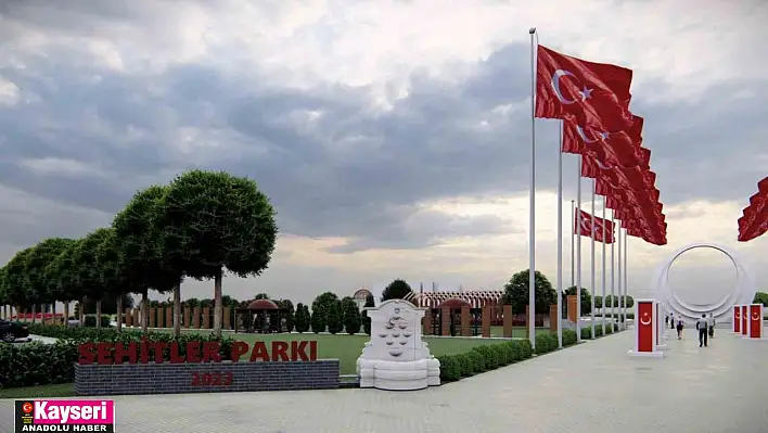 Melikgazi'den anlamlı park