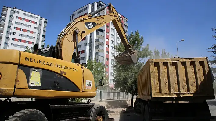 Melikgazi'den sel riskine karşı önlem...