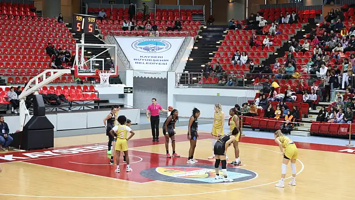 Melikgazi Kayseri Basketbol Hatay Büyükşehir Belediyespor'u Mağlup Etti!