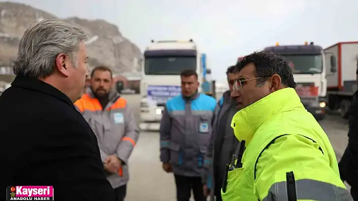 Kahramanmaraş'a destek devam ediyor