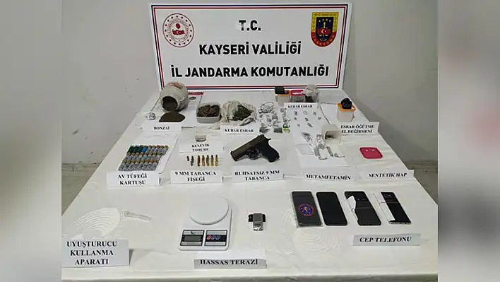 Melikgazi, Yahyalı ve İncesu'da operasyon!