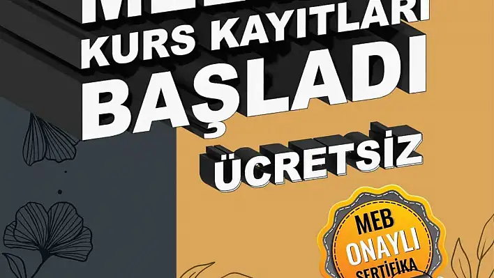 MELMEK kurs kayıtları başladı