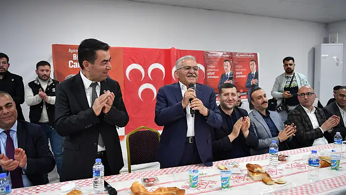 Memduh Büyükkılıç Bünyan'daydı