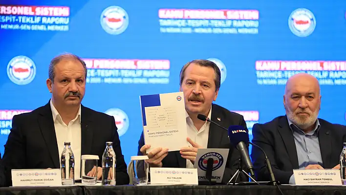 Memur-Sen 'Kamu Personel Sistemi Raporu' sonuçlarını kamuoyuyla paylaştı
