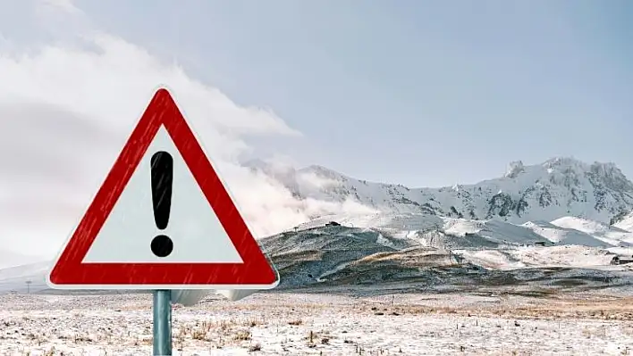 Meteoroloji uyardı! Kayseri'de kış kendini gösteriyor