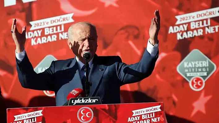 Bahçeli: Adayımız Recep Tayyip Erdoğan'dır