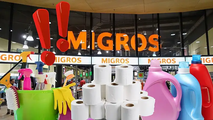 Migros'ta temizlik fırtınası! 8 Kg deterjan ve 32'li tuvalet kağıdı rekor fiyatla raflarda