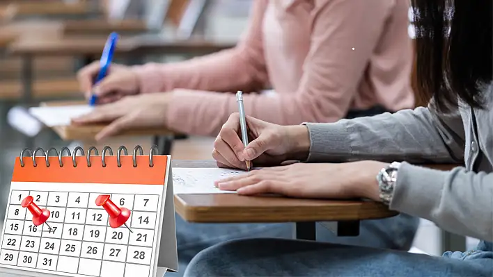 Milli Eğitim Bakanlığı ortak sınav tarihleri takvimi belli oldu!