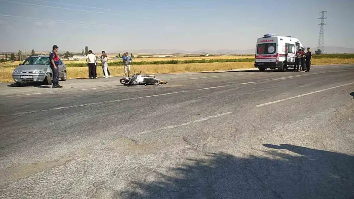 Kayseri'de Malatya yolu üzerinde kaza: 1 yaralı