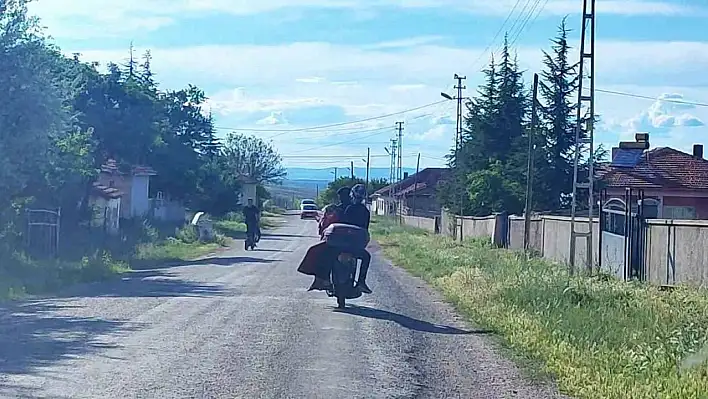 Yozgat'ta tehlikeli yolculuk!