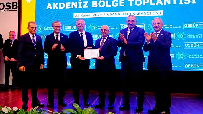 MTOSB, 'Yeşil OSB Belgesi' almaya hak kazandı