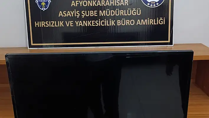 Afyonkarahisar'da hastanede televizyon hırsızlığı: Şüpheli tutuklandı
