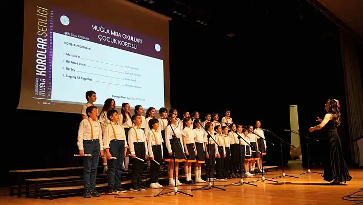 Çocuk Koroları finalde büyüledi: Muğla'da sanat dolu akşam