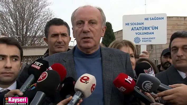 Muharrem İnce: 'Ben olsam Muharrem İnce'yi seçerdim'