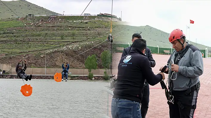 Nevşehir'den İncesu Zipline için geldiler