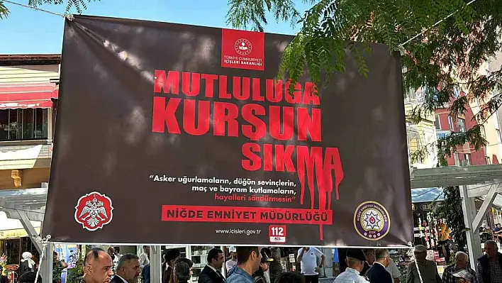 'Mutluluğa Kurşun Sıkma' Kampanyası Düzenlendi