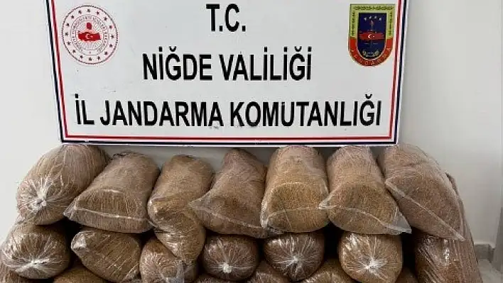 Jandarma Yol Uygulamasında Kaçak Tütüne Geçit Vermedi