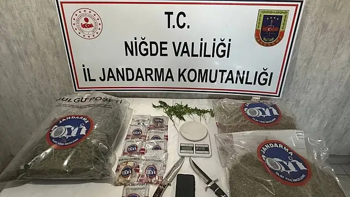 Niğde'de 2 kilo 251 gram uyuşturucu yakalandı