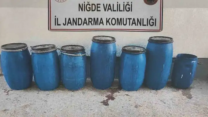 Niğde'de yaklaşık bir ton kaçak şarap ele geçirildi!