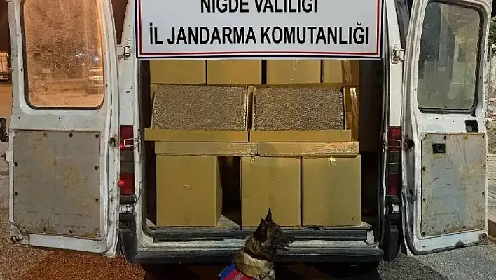 Niğde'de yol uygulamasında rekor kaçakçılık yakalaması