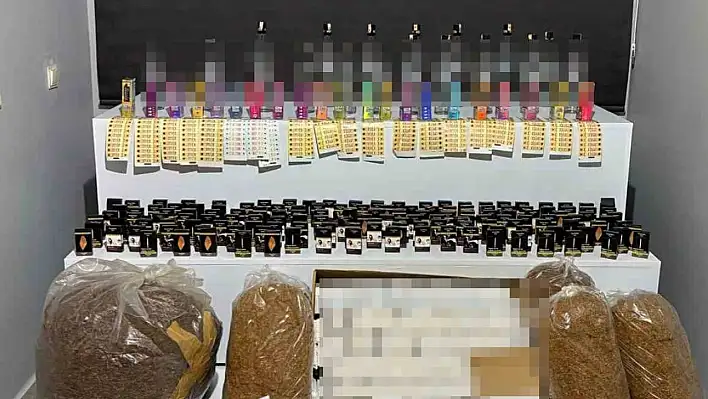 Niğde'de kaçak tütün ve sahte bandrol operasyonu