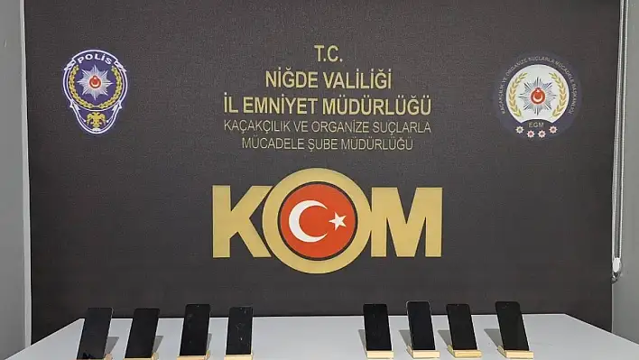 Niğde'de kaçak ürün operasyonu!