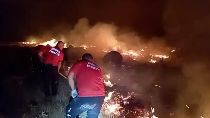 Niğde Melendiz Dağı'nda Yangın Çıktı