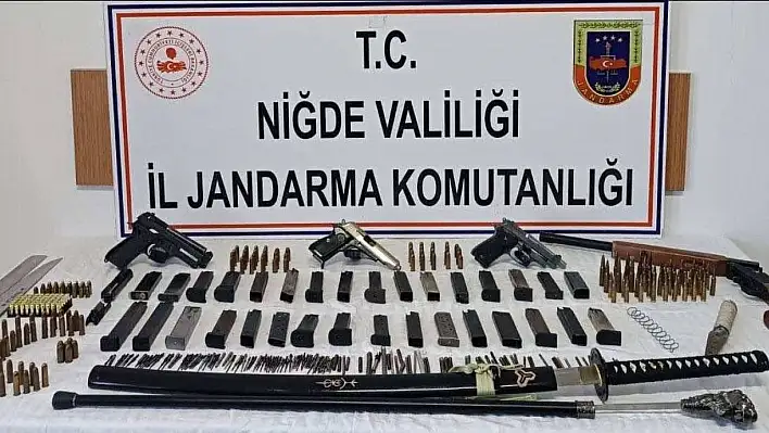 Niğde'de ruhsatsız silah ve tabancalara yönelik önemli operasyon!