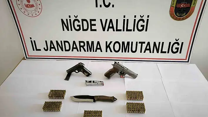 Niğde'de ruhsatsız silah operasyonu!