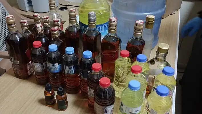 Niğde'de sahte alkol operasyonu!
