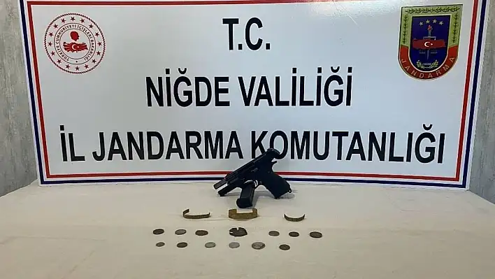 Niğde'de tarihi eser kaçakçılarına operasyon