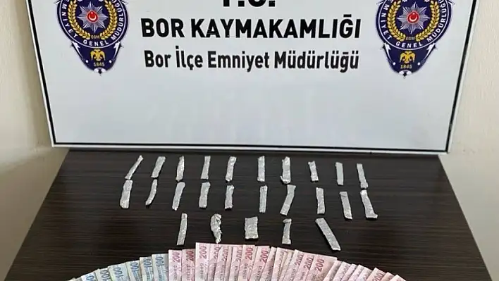 Niğde Bor'da uyuşturucu operasyonu