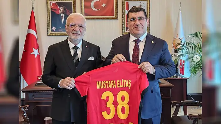 Nurettin Açıkalın Ankara'da Mustafa Elitaş'ı ziyaret etti! Kayserispor'un hedefleri masaya yatırıldı!