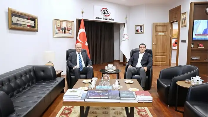Nurettin Açıkalın ATO Başkanı Baran'a ziyaret gerçekleştirdi