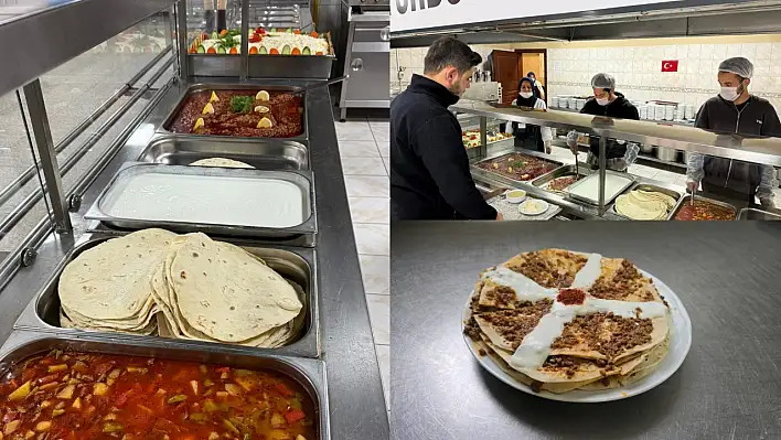 Öğrenci yurtlarında ''Kayseri Yağlaması'' lezzeti...