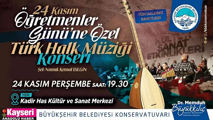 Öğretmenler Günü'ne özel konser